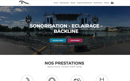 Création site web Ecouter Voir