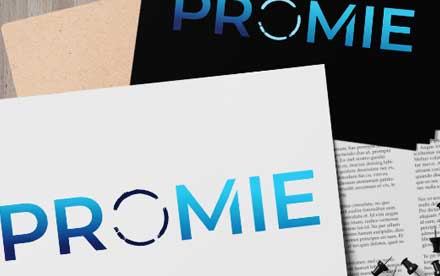 Création du logo PROMIE, système de désinfection UV-C.