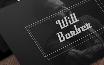 Réalisation de cartes de visite pour Will Barber (The Voice)